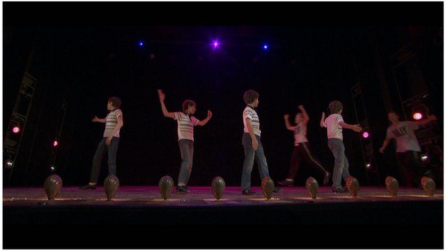 A scene from Billy Elliot the musical
