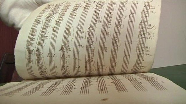 Mozart piano score