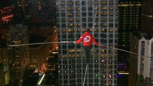 US tightrope walker Nik Wallenda