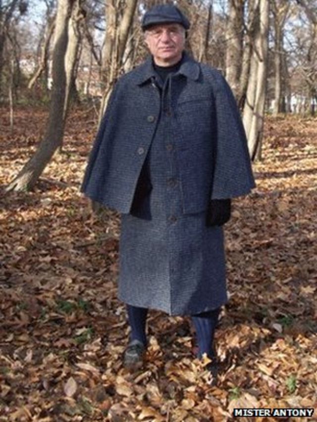 Sherlock Holmes' tweed cape 