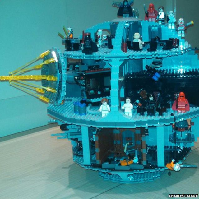 Cambs couple's incredible life size Lego Christmas creation