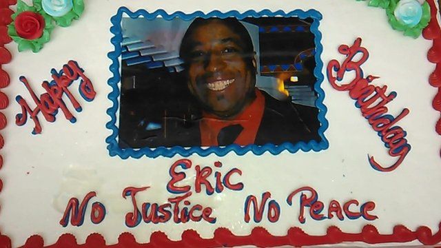 Cake with Eric Garner's face on