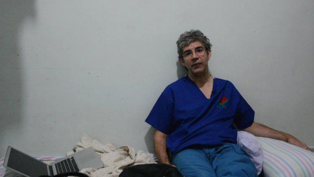 Dr David Nott in Aleppo