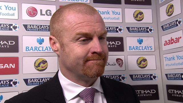Burnley manager Sean Dyche after Manchester City draw