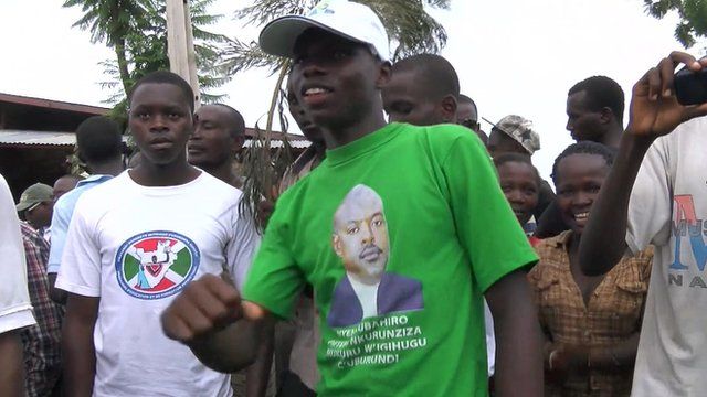 Supporter of President Nkurunziza