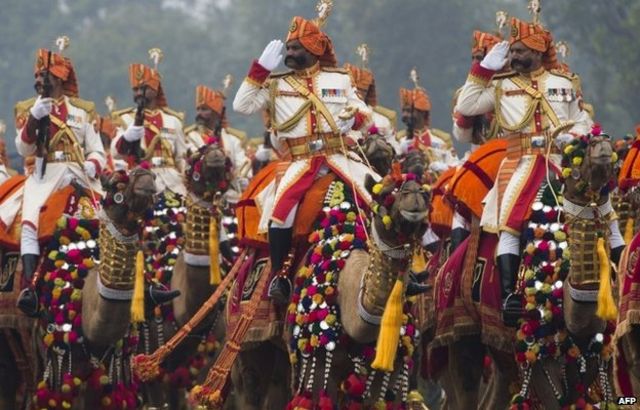 Obamas' Enclosure for Republic Day: Bullet Proof but not Weather Proof