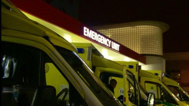 Emergency unit at Cardiff's University Hospital of Wales