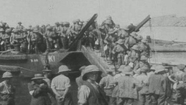 Photo of the Gallipoli Campaign from The Imperial War Museum