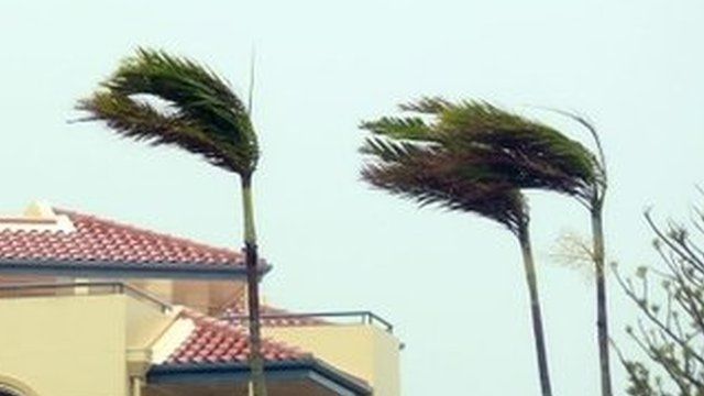 Strong winds in Yeppoon