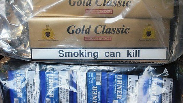 Cigarettes seized from ice cream van