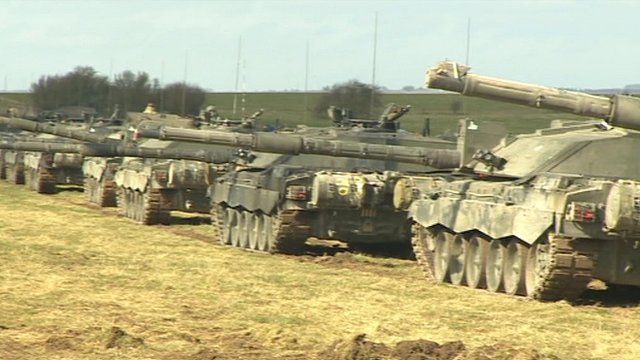 Exercise 'Tractable' on Salisbury Plain, Wiltshire