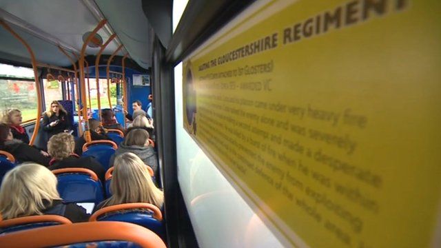 Gloucestershire Soldier Stories Shared On Bus Posters - BBC News