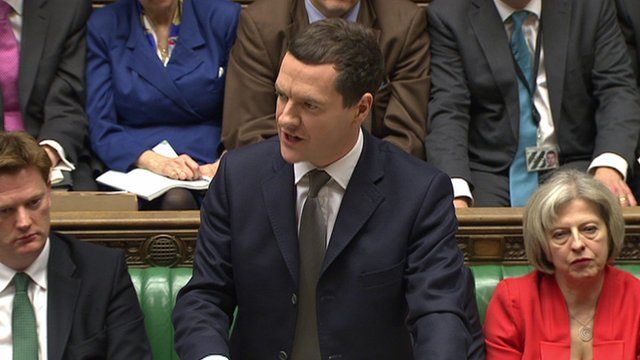 George Osborne opens his Budget speech