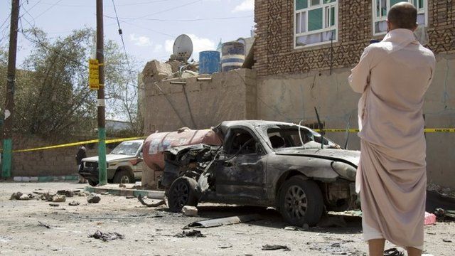 In Pictures: Yemen Suicide Bombings Kill Over A Hundred - BBC News