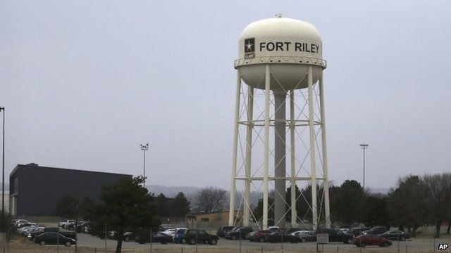 Authorities say Mr Booker attempted to attack Fort Riley in Kansas