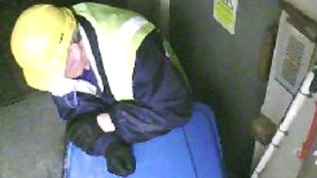 One of the CCTV images