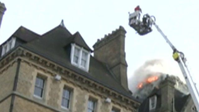 Fire at hotel in Oxford