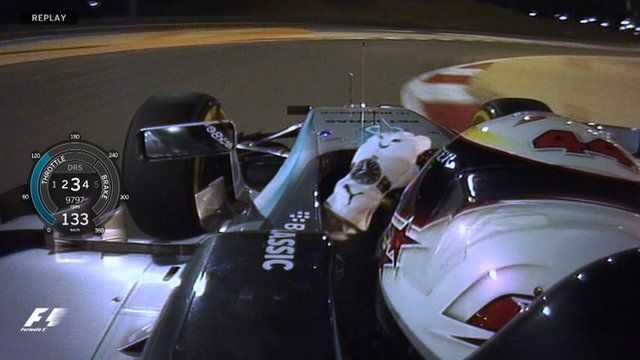 Lewis Hamilton takes pole in Bahrain