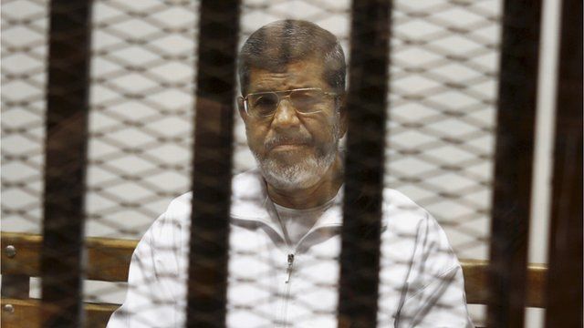 Former Egyptian president Mohammed Morsi