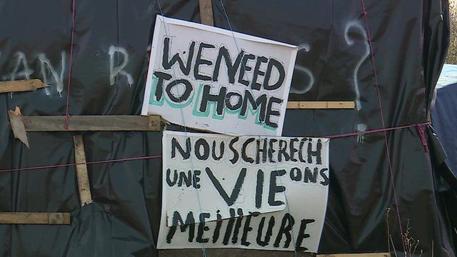 Signs in Calais