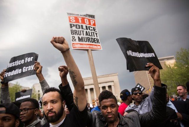 Baltimore has seen nightly protests after the death of Freddie Gray