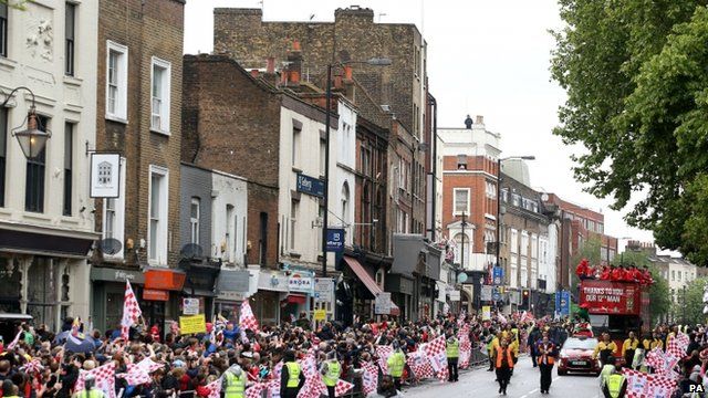 Arsenal victory parade