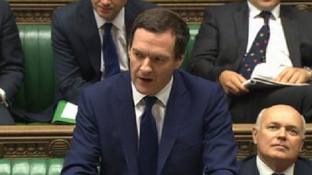 George Osborne in Parliament