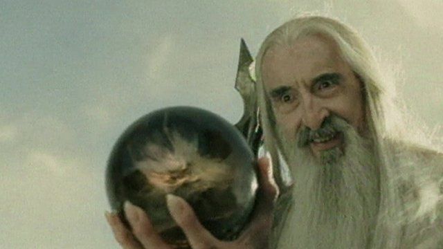 Christopher Lee in Lord of the Rings