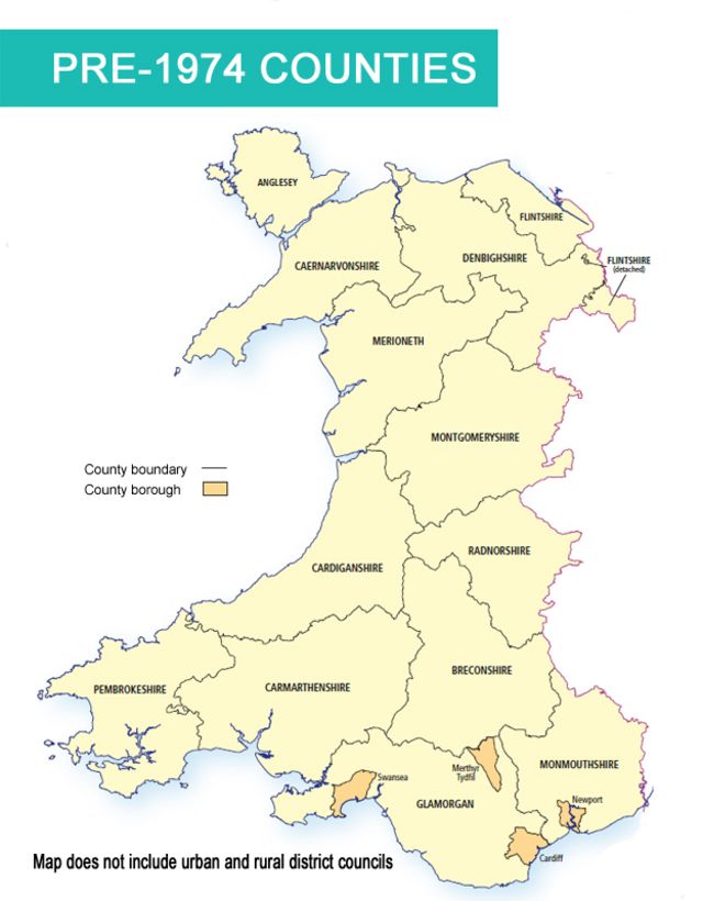 Current Welsh Counties Map Case For Fewer Councils Is 'Compelling', Says Minister - Bbc News