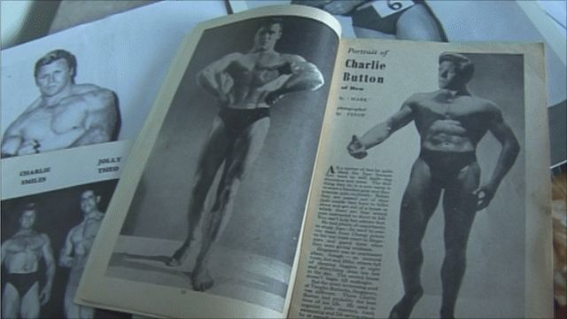 Former body builder Charles Button in his prime