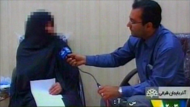 Iranian state TV broadcast