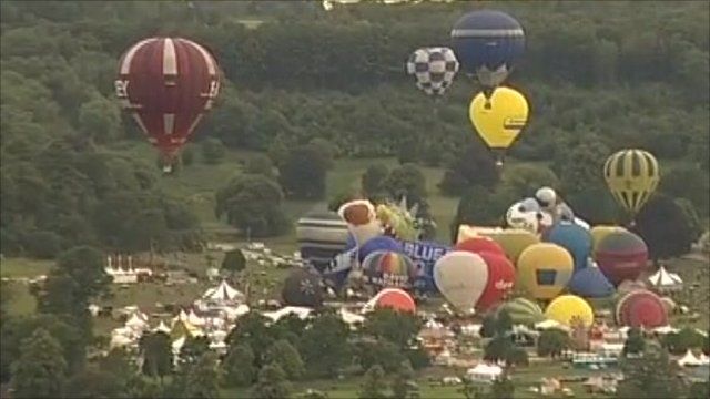 Hot air balloons
