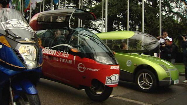 Solar powered cars