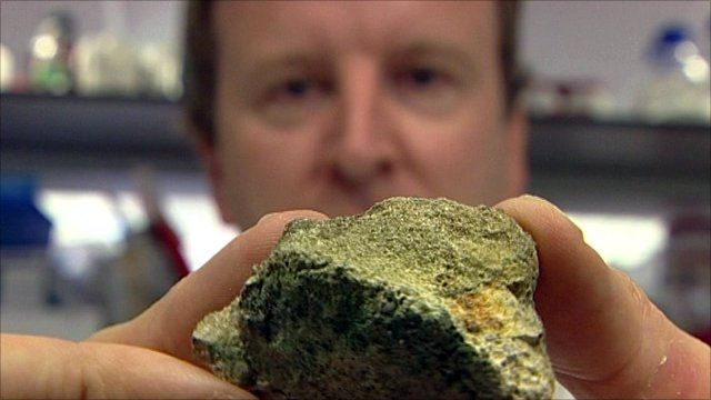 The rock that was sent into space