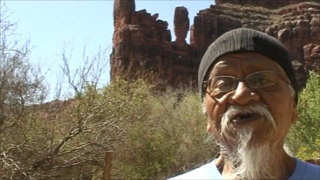 Rex Tilousi, history keeper of the Havasupai Native American tribe