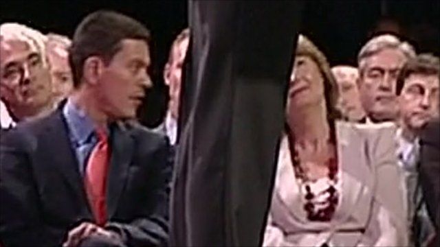 David Miliband and Harriet Harman