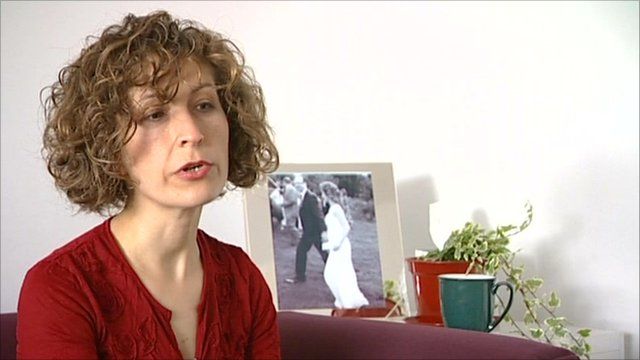 Bank customer Bedia Cetin