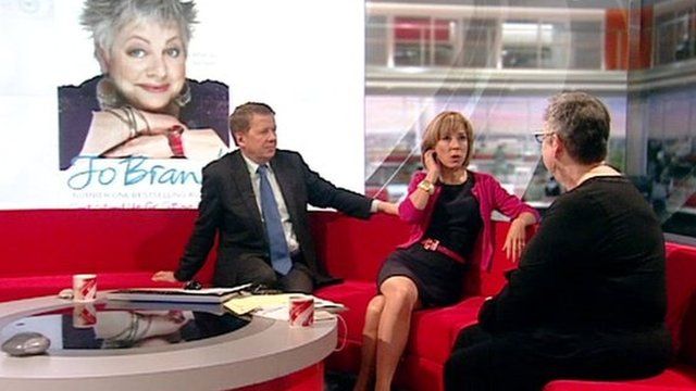 Jo Brand on BBC Breakfast
