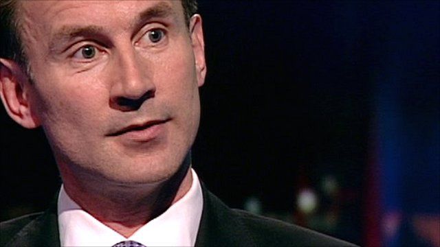 Culture Secretary Jeremy Hunt