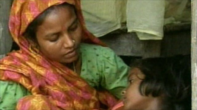 Woman with child