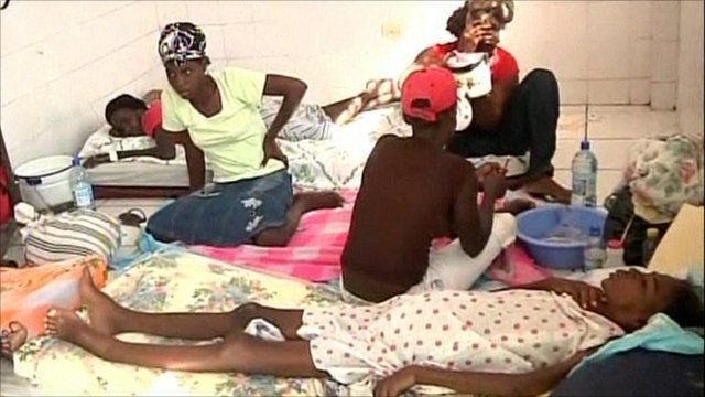 Cholera patients