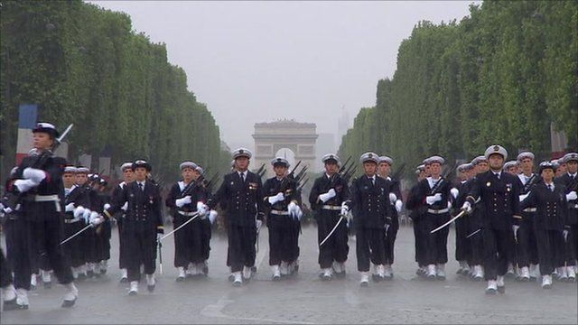 French troops in Paris