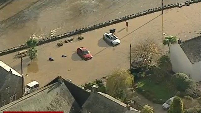 Clean Up Post Floods In Cornwall After More Heavy Rain ‎ Bbc News