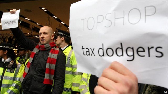 Demonstration in central London