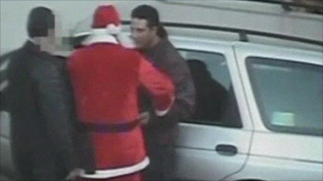 Santa Claus Disguise Used In Italian Mafia Arrest Bbc News