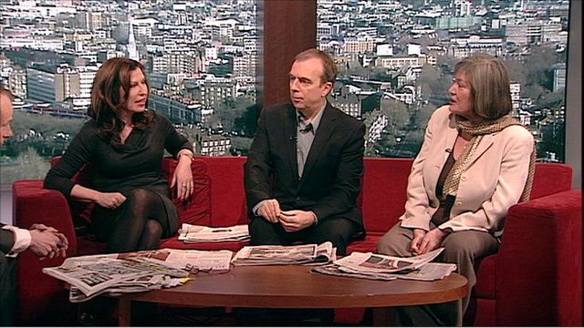 Amanda Platell, Peter Hitchens and Claire Short
