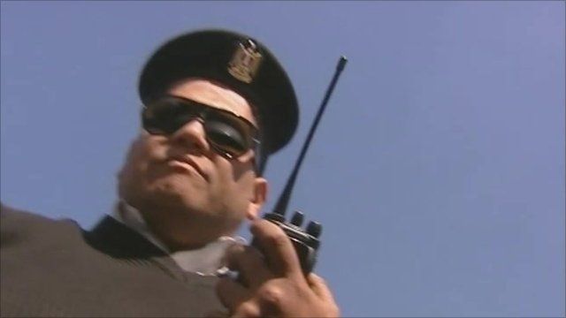 Pro-Mubarak policeman