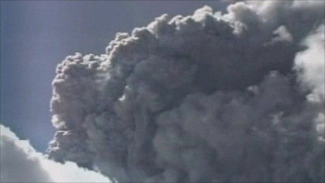 Volcano Spews Ash In Philippines Bbc News 3169