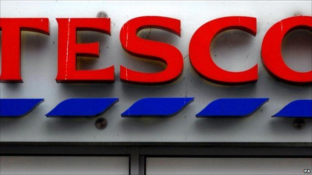 Arwydd Tesco