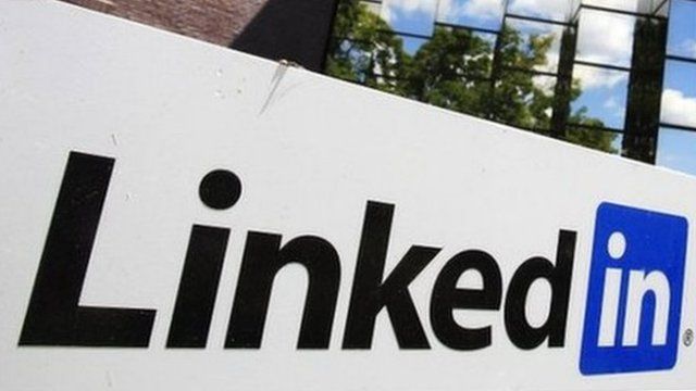 Sign outside LinkedIn headquarters, California